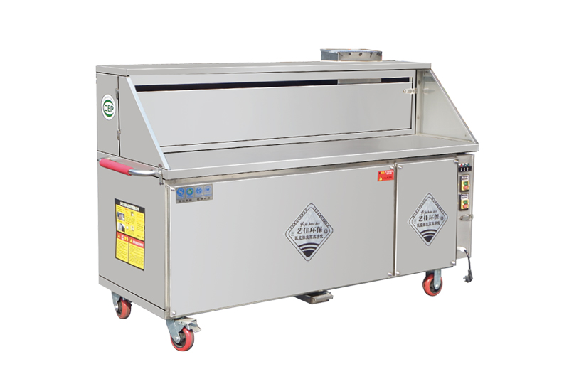 機械靜電復合凈化無煙燒烤車平吸式